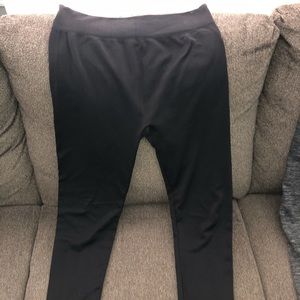 Black maternity leggings
